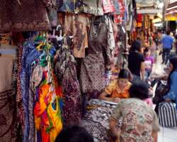 The market offers a variety of textiles, shoes, cl The market offers a variety of textiles, shoes, clothes, and grooming products. All these products are available at a much lower price than that of ot